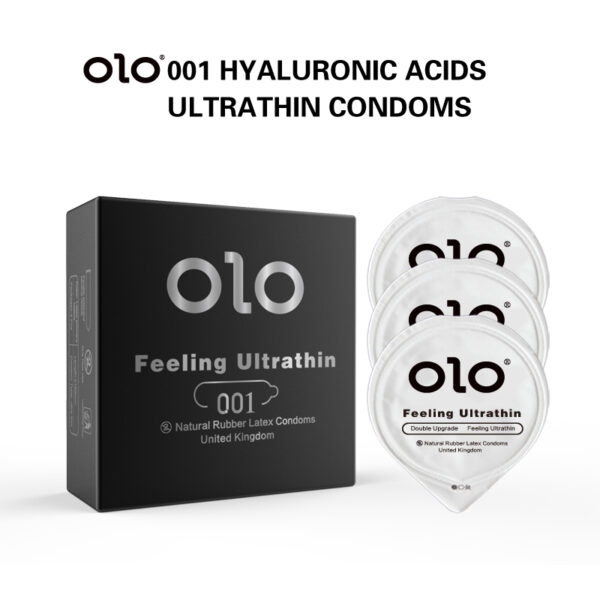 OLO 001 with Hyaluronic Acid: The Future of Intimacy is Here-3 Jelly boxes for each box-