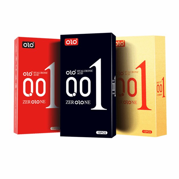 3 types of OLO 001 condoms- 10 pcs of aluminum foil pack - Image 7