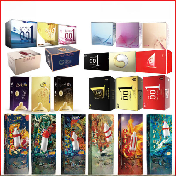 olo ultra thin hyaluronic acid condom long-lasting condom female condom 001 adult sex products manufacturer - Image 2