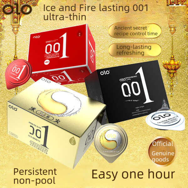 olo ultra thin hyaluronic acid condom long-lasting condom female condom 001 adult sex products manufacturer - Image 3