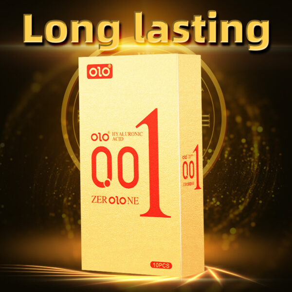 3 types of OLO 001 condoms- 10 pcs of aluminum foil pack - Image 6