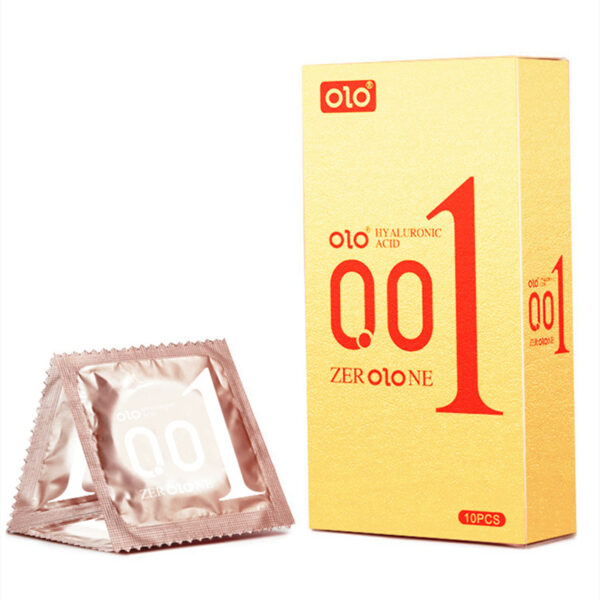 3 types of OLO 001 condoms- 10 pcs of aluminum foil pack - Image 11