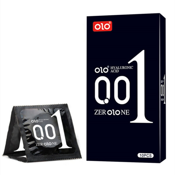 3 types of OLO 001 condoms- 10 pcs of aluminum foil pack - Image 9